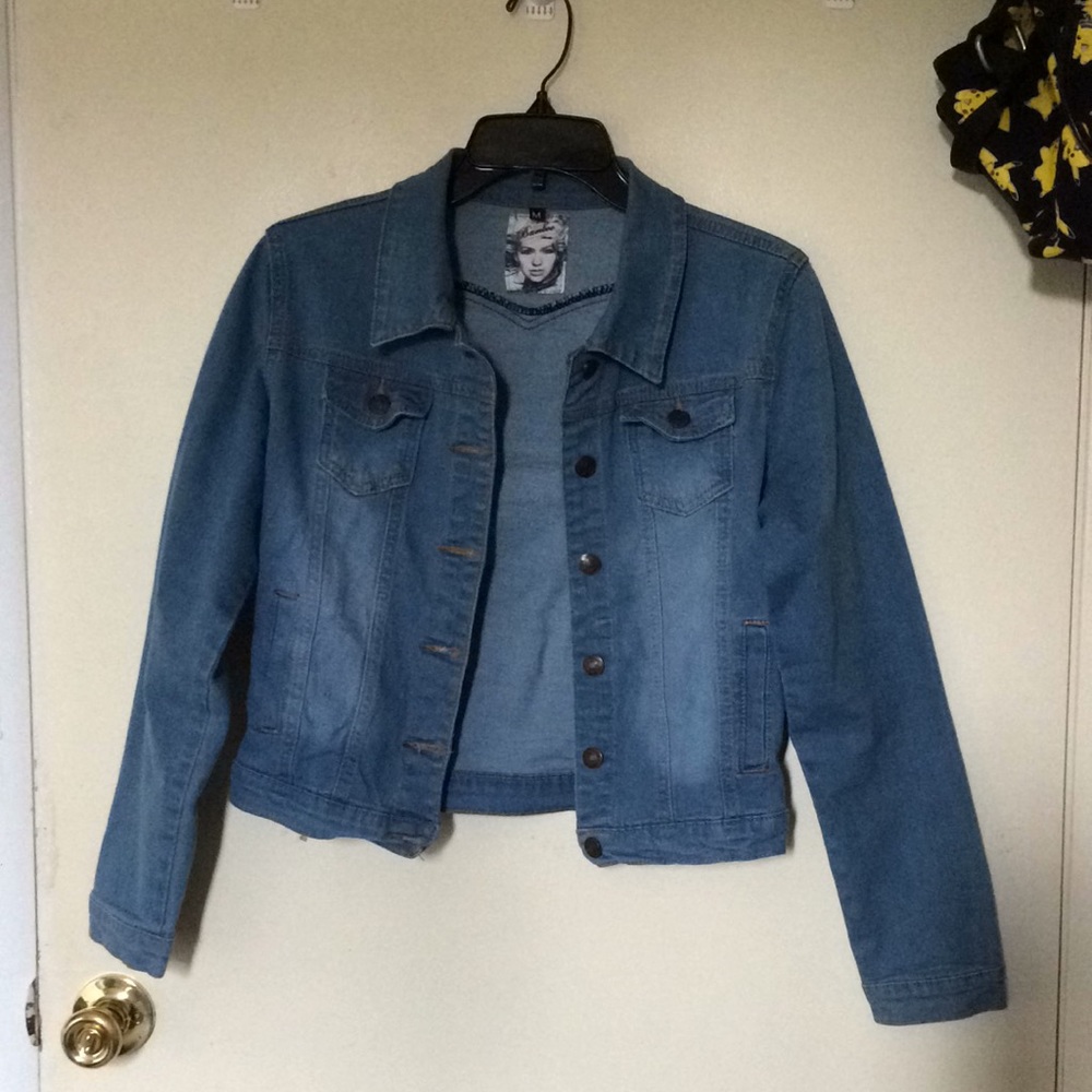 Cropped Jean Jacket